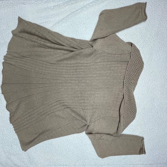 Women’s XL Beige NY Collection Cardigan Sweater - Picture 3 of 15